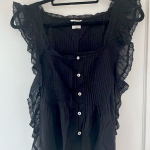 Aritzia Delacroix top size m